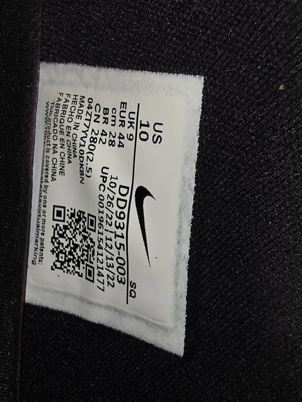 Nike Air Jordan 1 Low Golf - Black with White Sole